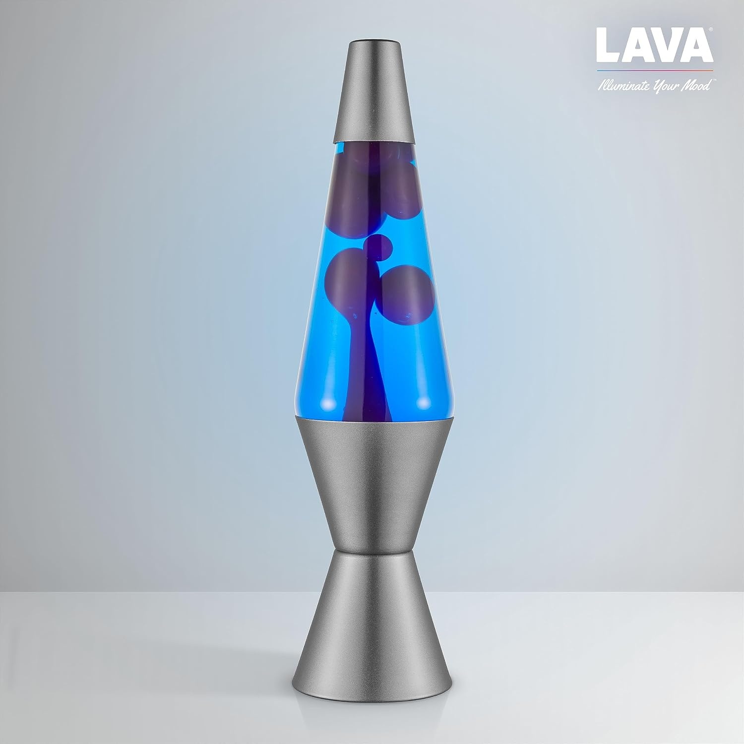 image:imageLava Lamp 145 Cosmic Wave The Original Motion Light Purple Wax and Blue Liquid Item 2633 Amazon ExclusiveBlue