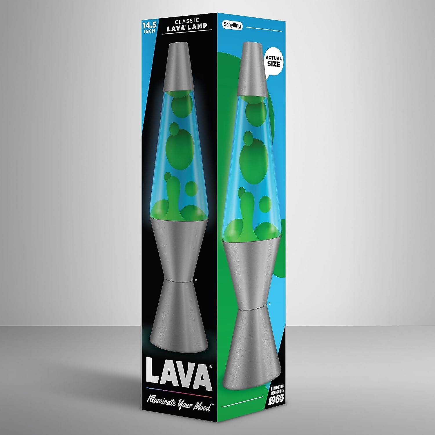 image:imageLava Lamp 145 Cosmic Wave The Original Motion Light Purple Wax and Blue Liquid Item 2633 Amazon ExclusiveGreen