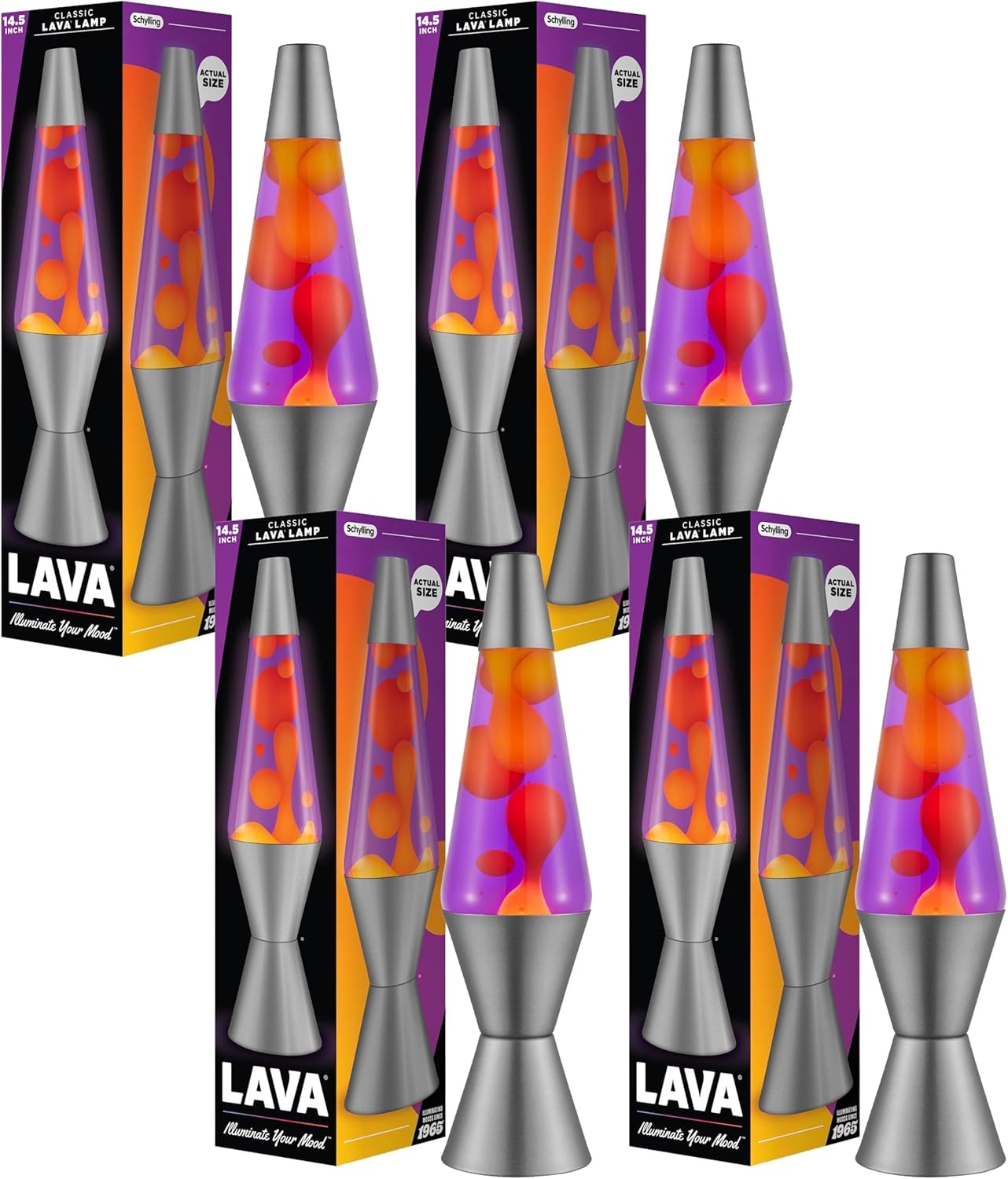 image:imageLava Lamp 145 Cosmic Wave The Original Motion Light Purple Wax and Blue Liquid Item 2633 Amazon ExclusivePurple