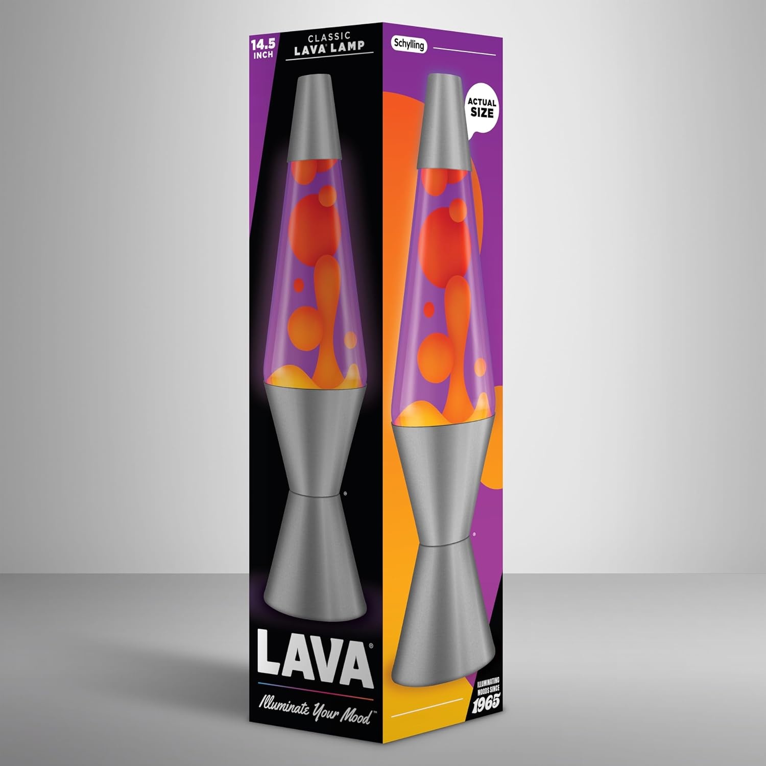 image:imageLava Lamp 145 Cosmic Wave The Original Motion Light Purple Wax and Blue Liquid Item 2633 Amazon ExclusivePurple