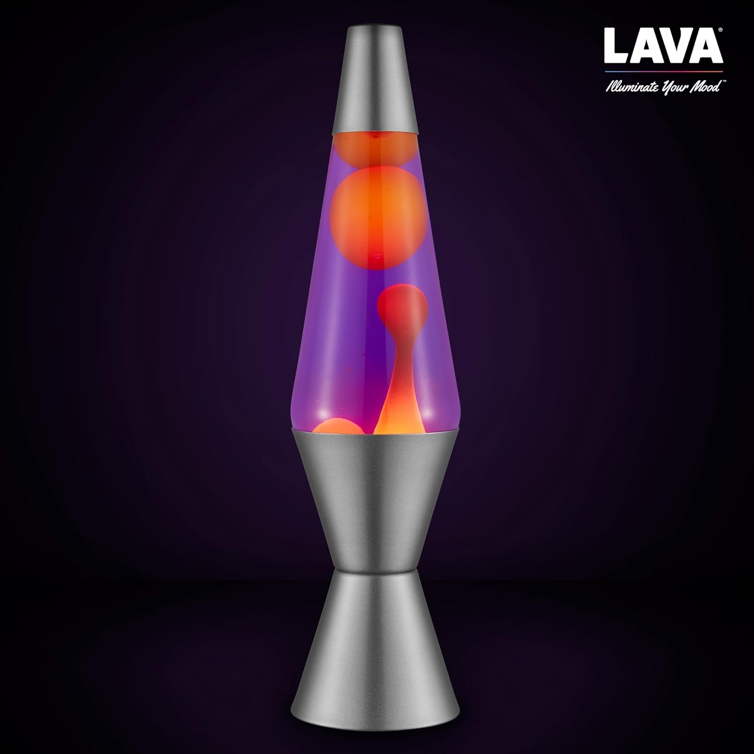 image:imageLava Lamp 145 Cosmic Wave The Original Motion Light Purple Wax and Blue Liquid Item 2633 Amazon ExclusivePurple