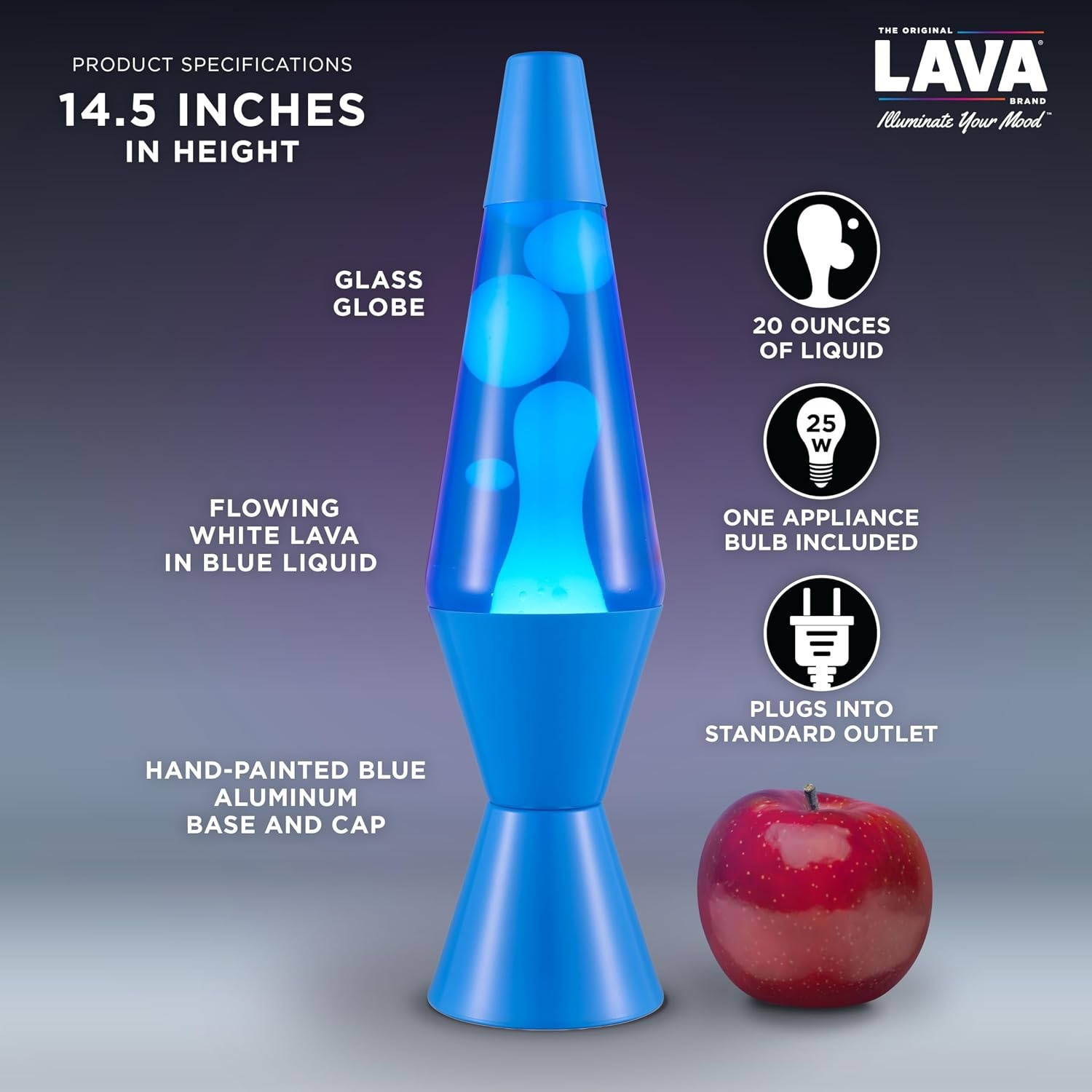 image:imageLava The Original Lamp New 145 Wild Pink Classic Liquid Motion Lamp White Wax and Pink Liquid Item 2361 Amazon ExclusiveBlue