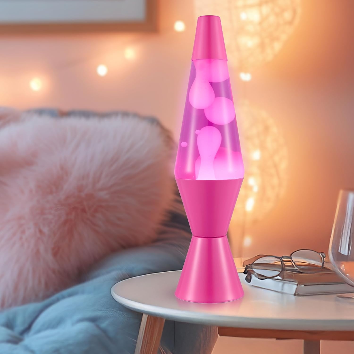 image:imageLava The Original Lamp New 145 Wild Pink Classic Liquid Motion Lamp White Wax and Pink Liquid Item 2361 Amazon ExclusivePink