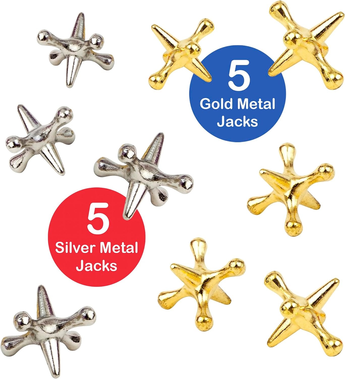 image:imageMetal Jacks and Rubber Ball Set