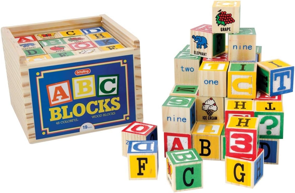 image:imageSchylling ABC Wooden Alphabet Blocks Toy