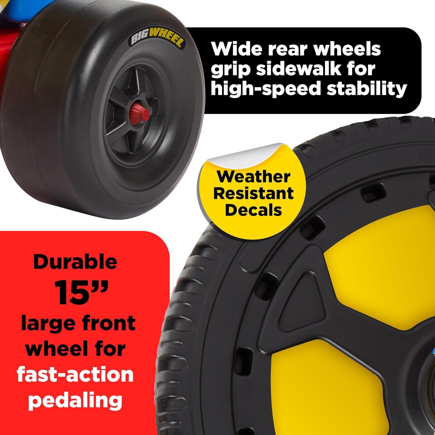 image:imageSchylling Big Wheel Chopper BWCHP LowRiding Tricycle with Adjustable Seat for Growing Child up to 70 lbs Original Classic Bike Ages 3 and Up