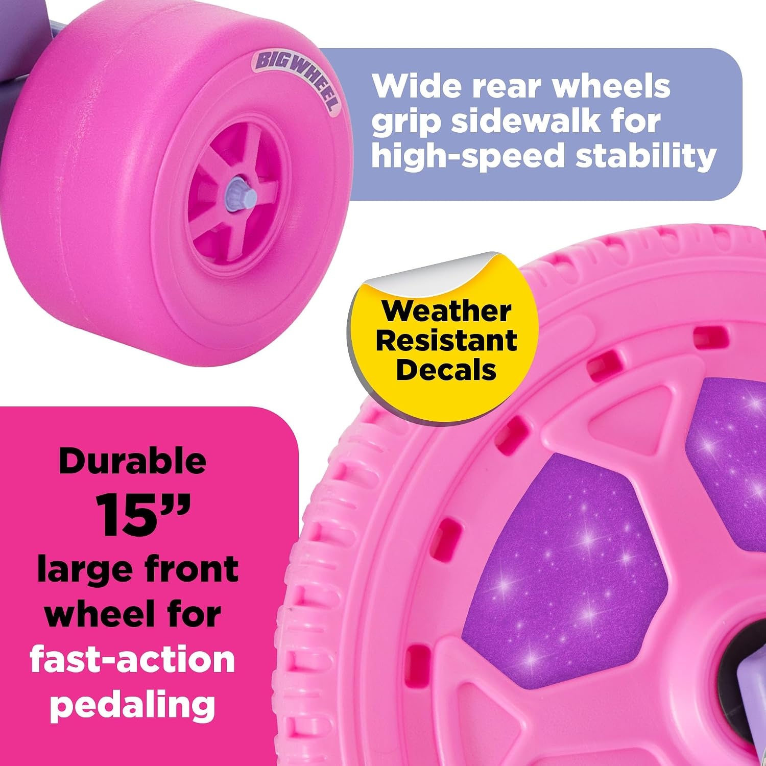 image:imageSchylling Big Wheel Dreamer BWDRM LowRiding Tricycle with Adjustable Seat for Growing Child up to 70 lbs Original Classic Bike Ages 3 and Up