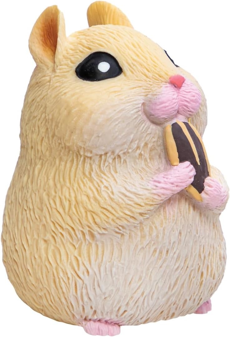 image:imageSchylling Chonky Cheeks Hamster Squishy Squeeze Toy Color May Vary Age 3 Pack of 1