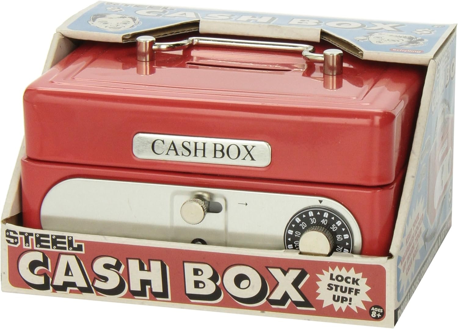 image:imageSchylling Locking Cash Box Red 1 EA