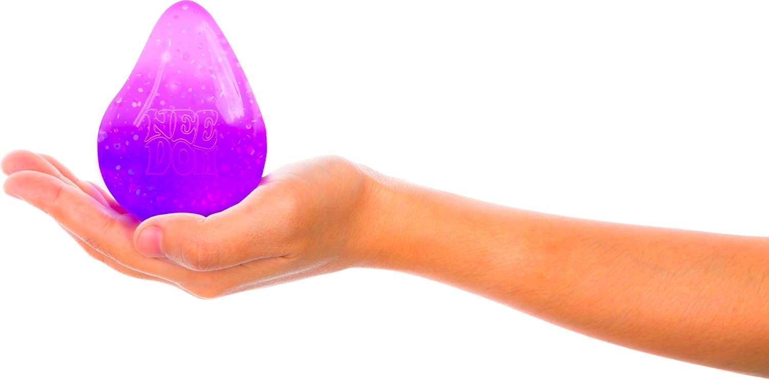 image:imageSchylling NeeDoh Gumdrop Textured Sensory Toy with Super Solid Squish 25 Tall Colors May Vary Pack of 1Dream Drop