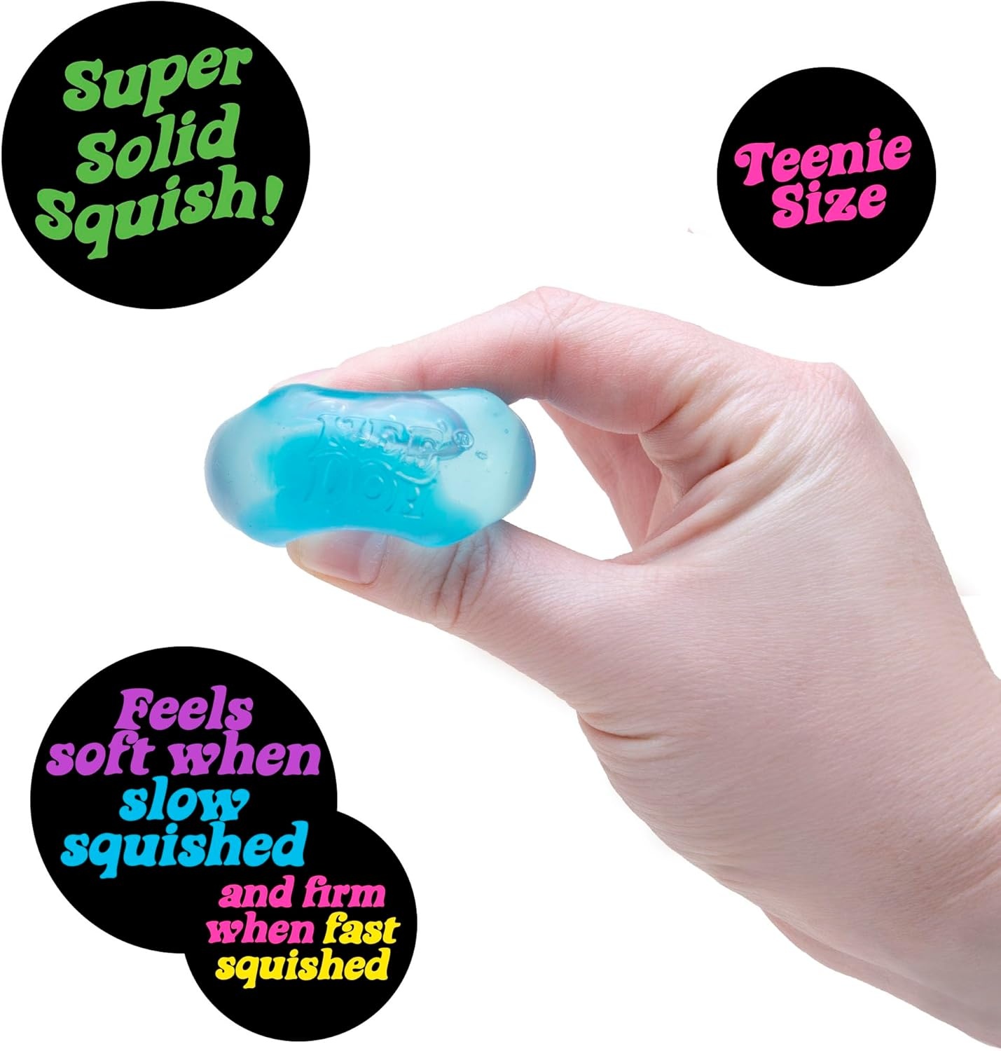 image:imageSchylling NeeDoh Nice Ice Baby Sensory Squeeze Toy Super Solid Squish 125 Wide Color May Vary Pack of 1
