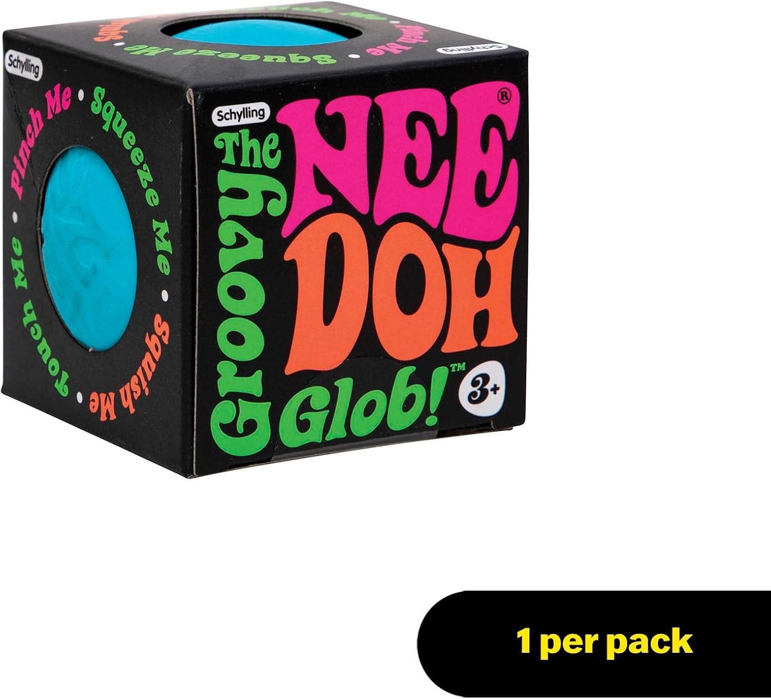 image:imageSchylling NeeDoh Original Sensory Fidget Toy Assorted Colors Ages 3 to Adult 1 Count Pack of 1Blue