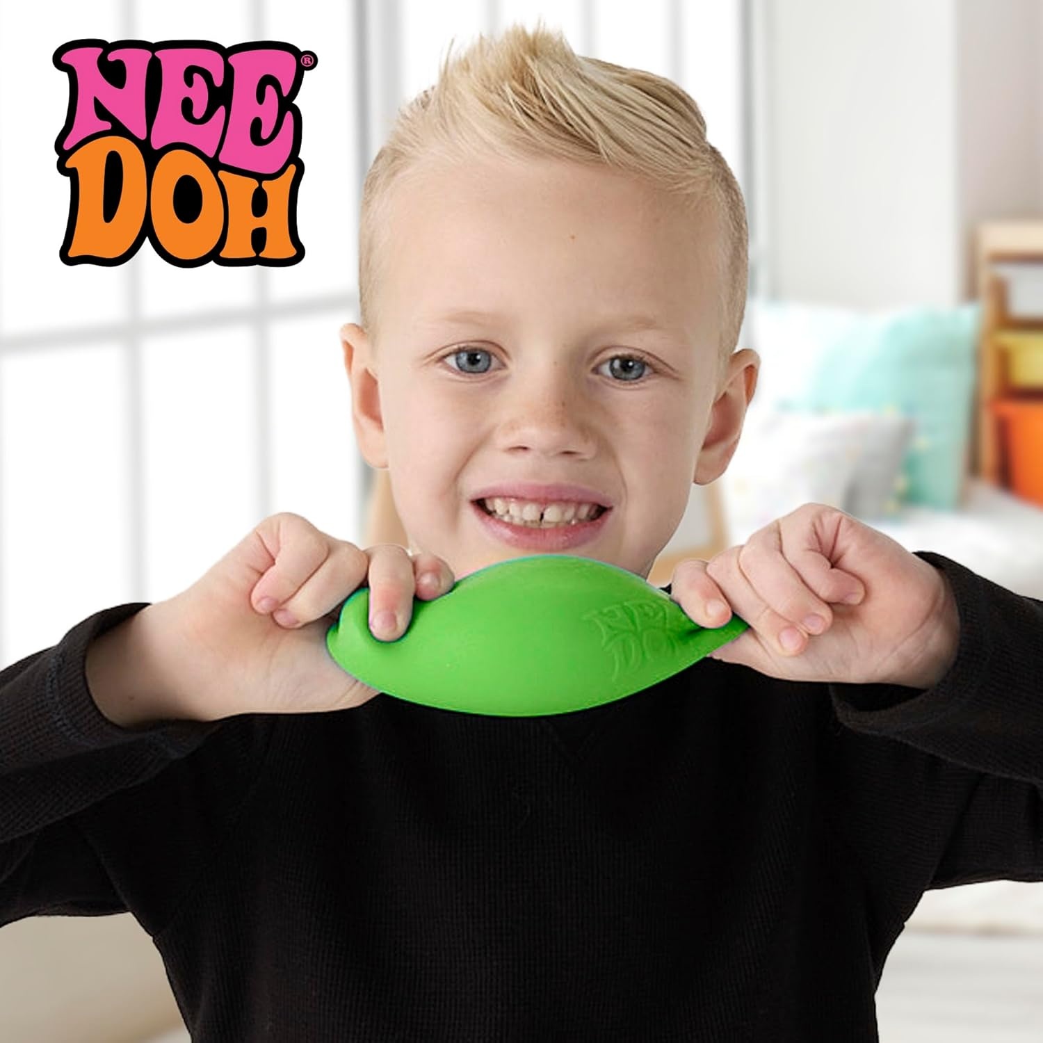 image:imageSchylling NeeDoh Original Sensory Fidget Toy Assorted Colors Ages 3 to Adult 1 Count Pack of 1Green