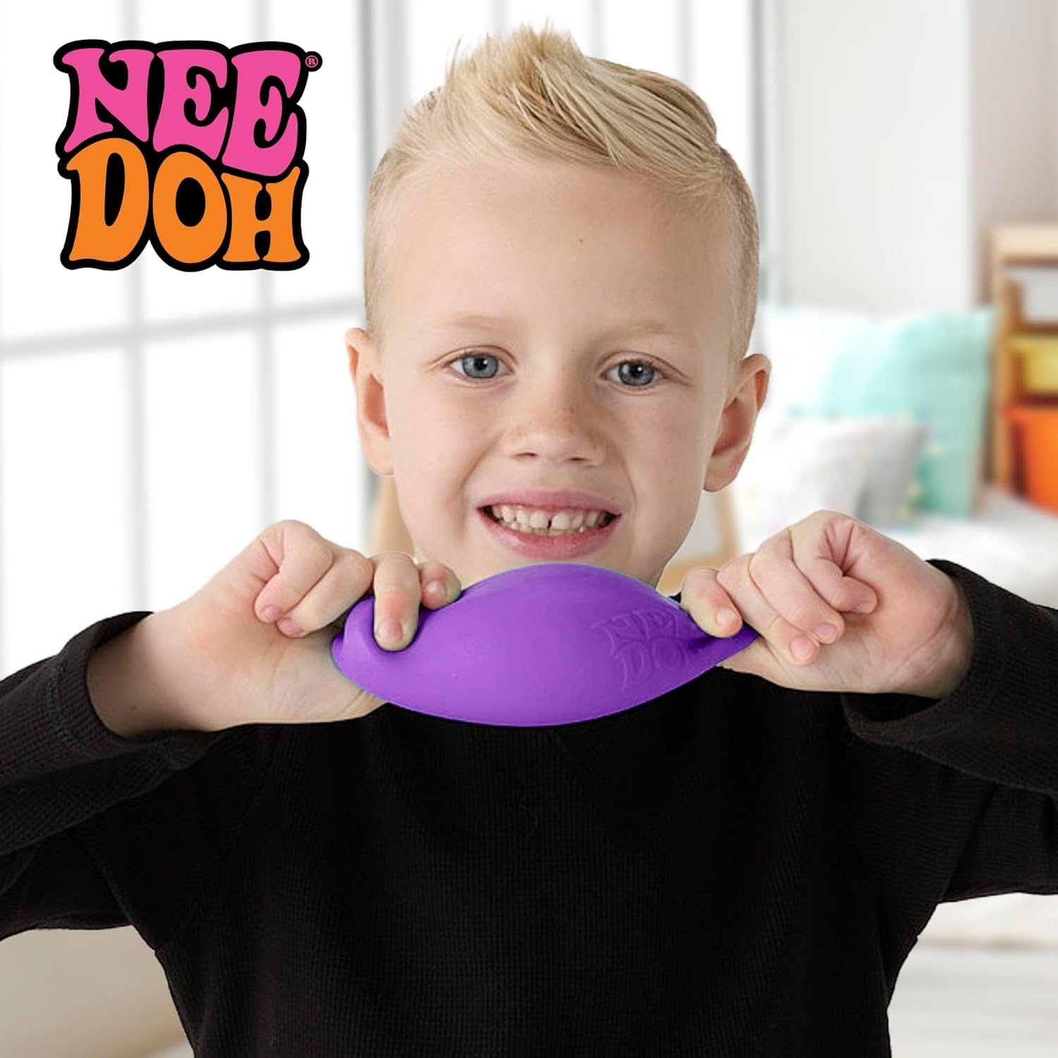 image:imageSchylling NeeDoh Original Sensory Fidget Toy Assorted Colors Ages 3 to Adult 1 Count Pack of 1Purple