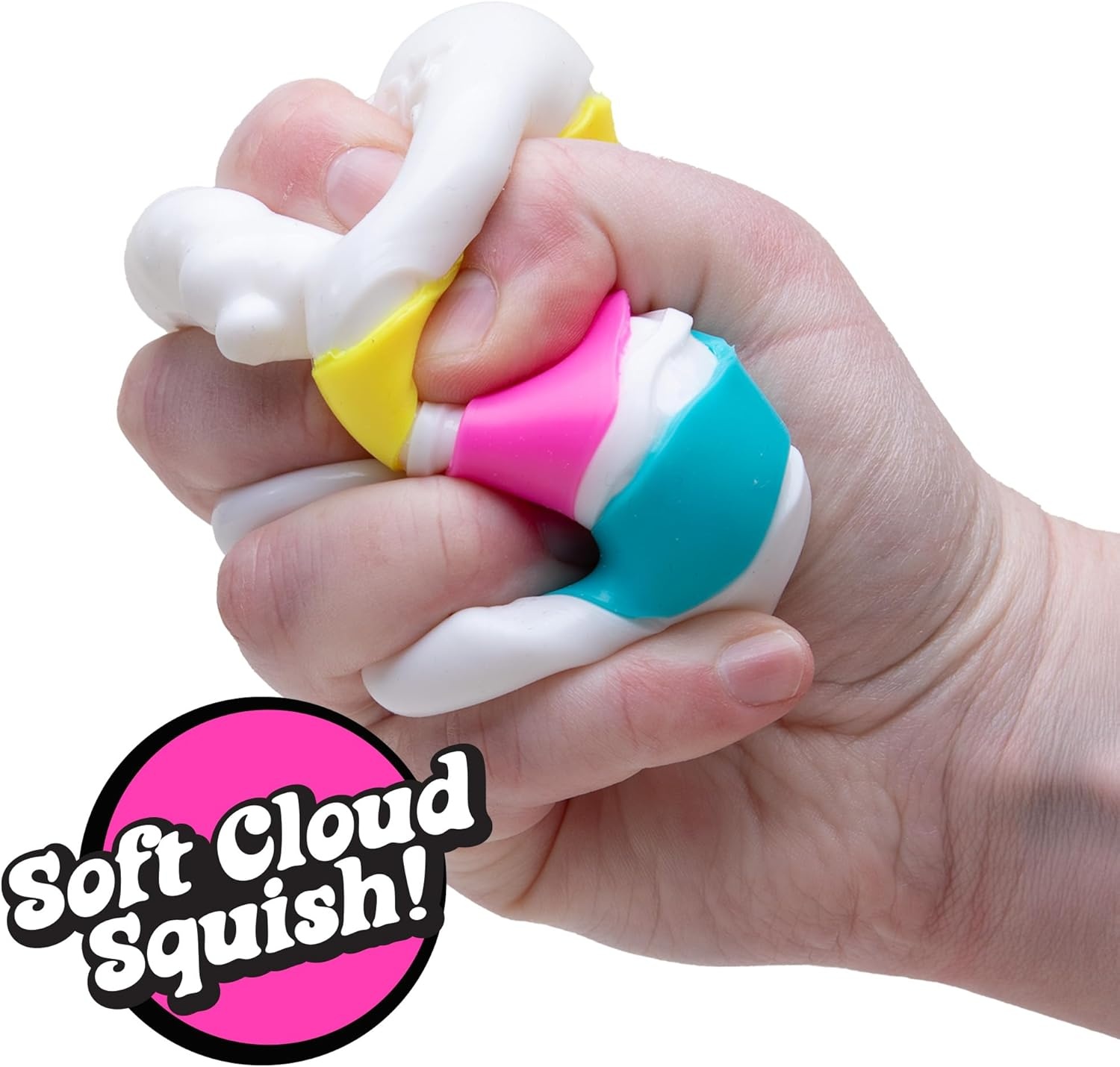 image:imageSchylling Needoh Peace O Cake Sensory Squeeze Toy Colors May Vary