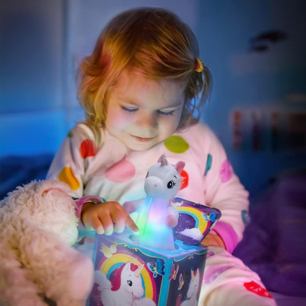 image:imageSchylling Pop amp Glow Unicorn Light Up Jack in The Box