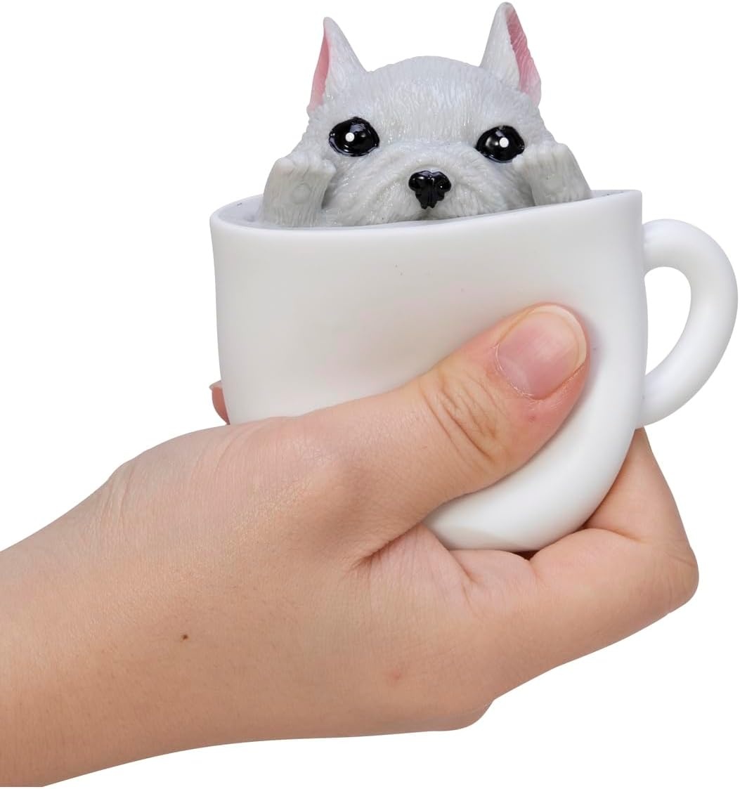 image:imageSchylling Pup in a Cup Squeeze to Reveal Adorable CaffeineThemed Companions Style May Vary Pack of 1