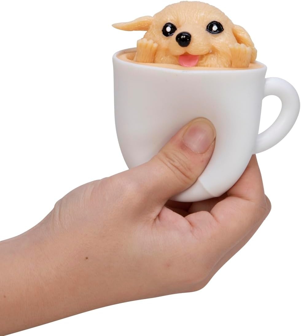 image:imageSchylling Pup in a Cup Squeeze to Reveal Adorable CaffeineThemed Companions Style May Vary Pack of 1