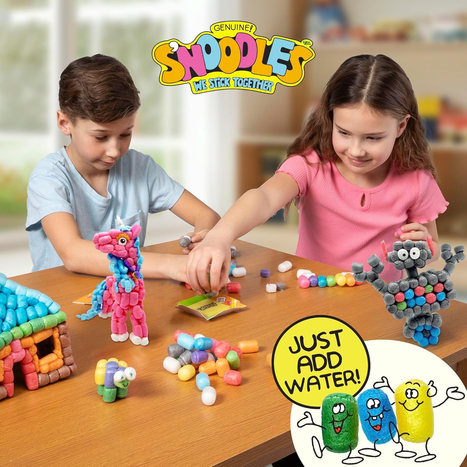 image:imageSchylling SNoodles Creative Building Craft Kit Just Add Water Ages 4 and Up One KitDino