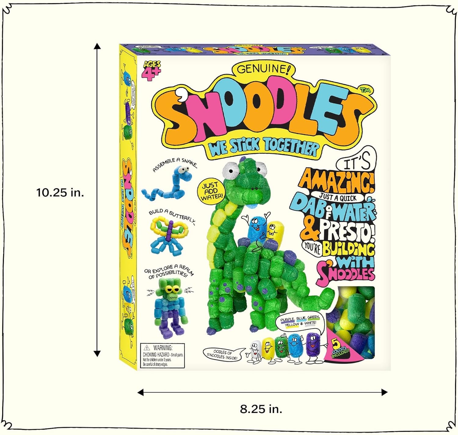 image:imageSchylling SNoodles Creative Building Craft Kit Just Add Water Ages 4 and Up One KitDino
