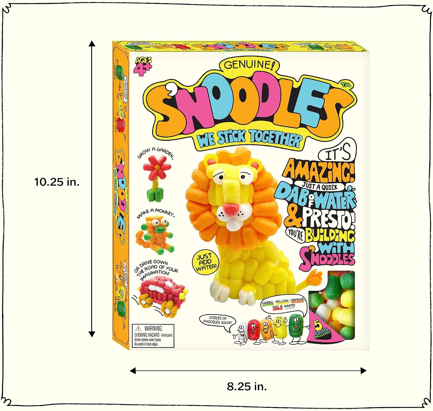 image:imageSchylling SNoodles Creative Building Craft Kit Just Add Water Ages 4 and Up One KitLion