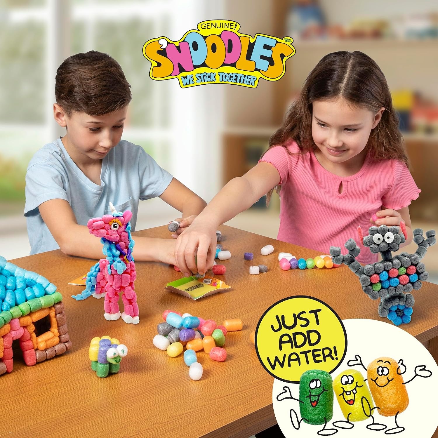 image:imageSchylling SNoodles Creative Building Craft Kit Just Add Water Ages 4 and Up One KitLion