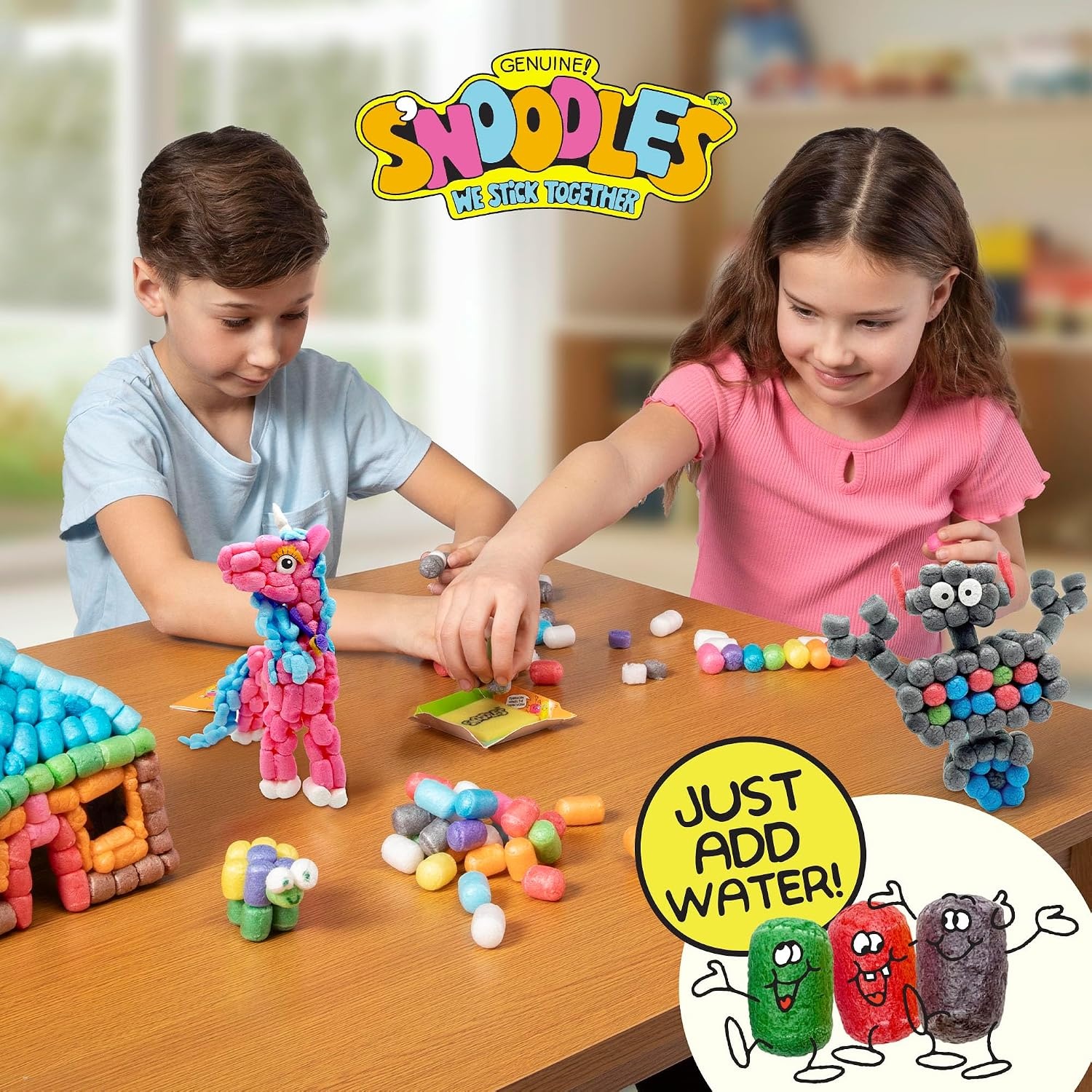 image:imageSchylling SNoodles Creative Building Craft Kit Just Add Water Ages 4 and Up One KitRobot