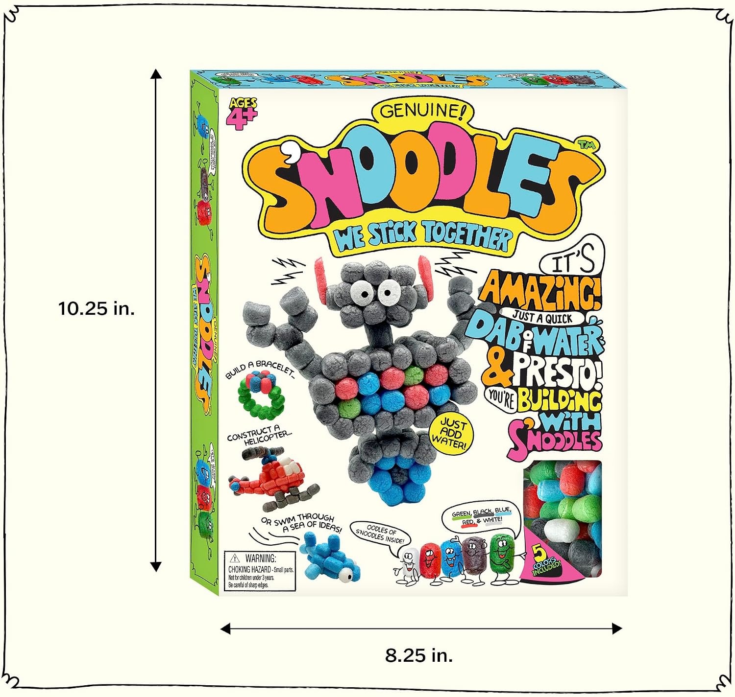image:imageSchylling SNoodles Creative Building Craft Kit Just Add Water Ages 4 and Up One KitRobot