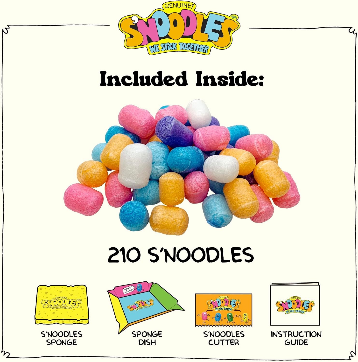 image:imageSchylling SNoodles Creative Building Craft Kit Just Add Water Ages 4 and Up One KitUnicorn