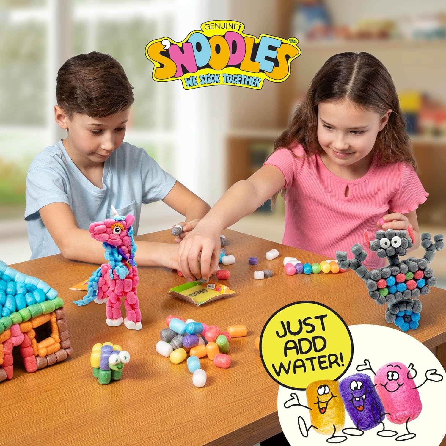 image:imageSchylling SNoodles Creative Building Craft Kit Just Add Water Ages 4 and Up One KitUnicorn