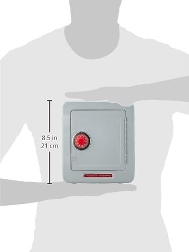 image:imageSchylling Steel Safe with Alarm Kids Silver Metal Safe with Combination Lock and Alarm Ages 5 and Up