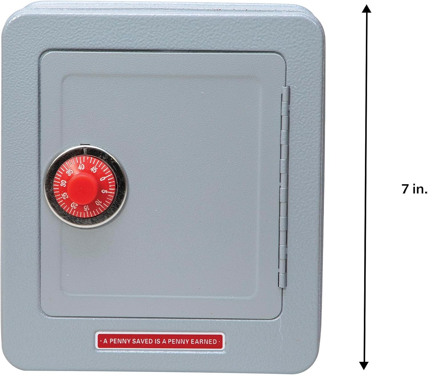 image:imageSchylling Steel Safe with Alarm Kids Silver Metal Safe with Combination Lock and Alarm Ages 5 and Up