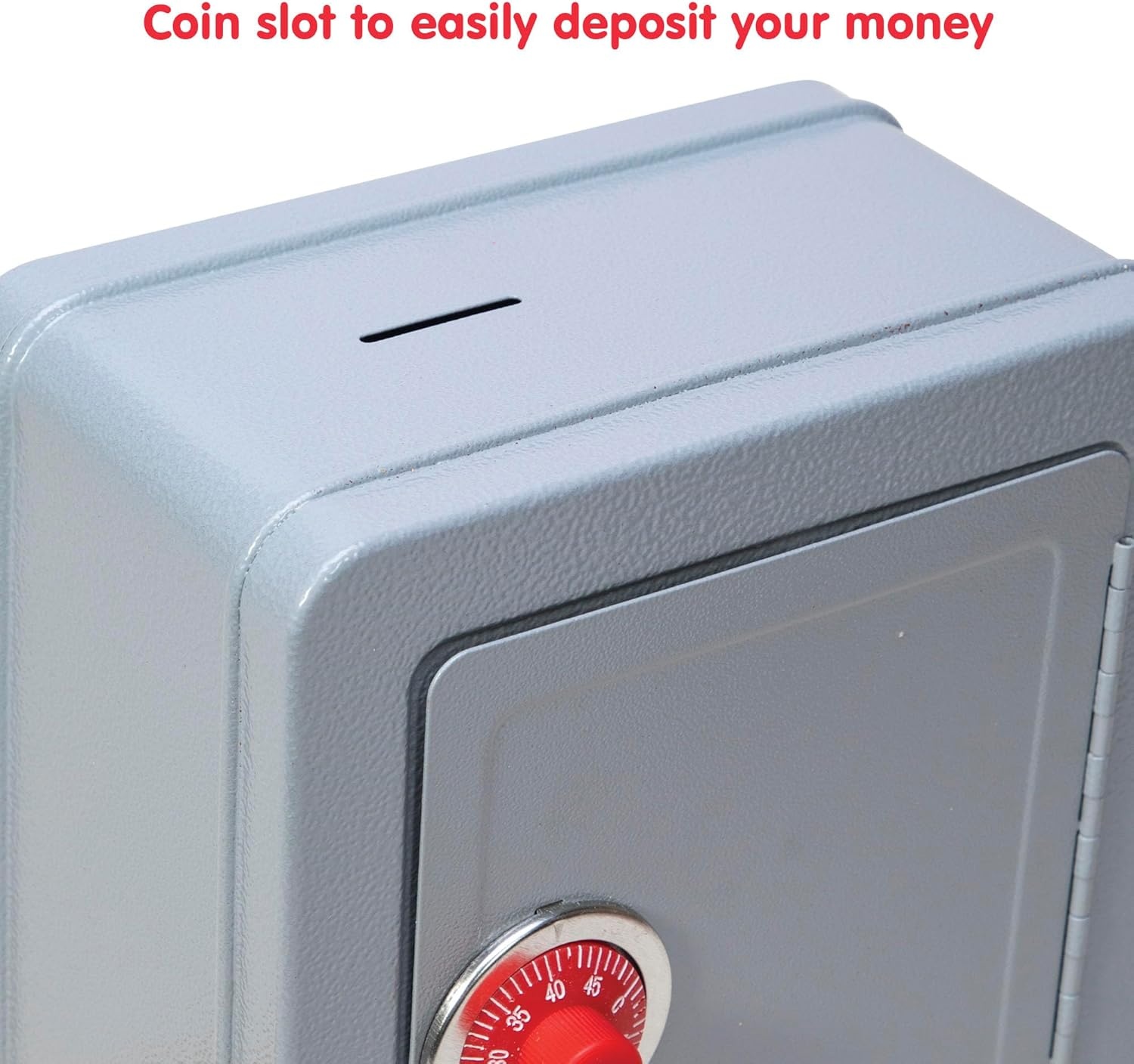 image:imageSchylling Steel Safe with Alarm Kids Silver Metal Safe with Combination Lock and Alarm Ages 5 and Up
