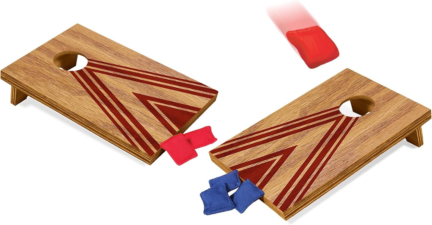 image:imageSchylling Table Top Corn Hole Game Brown Model TCH
