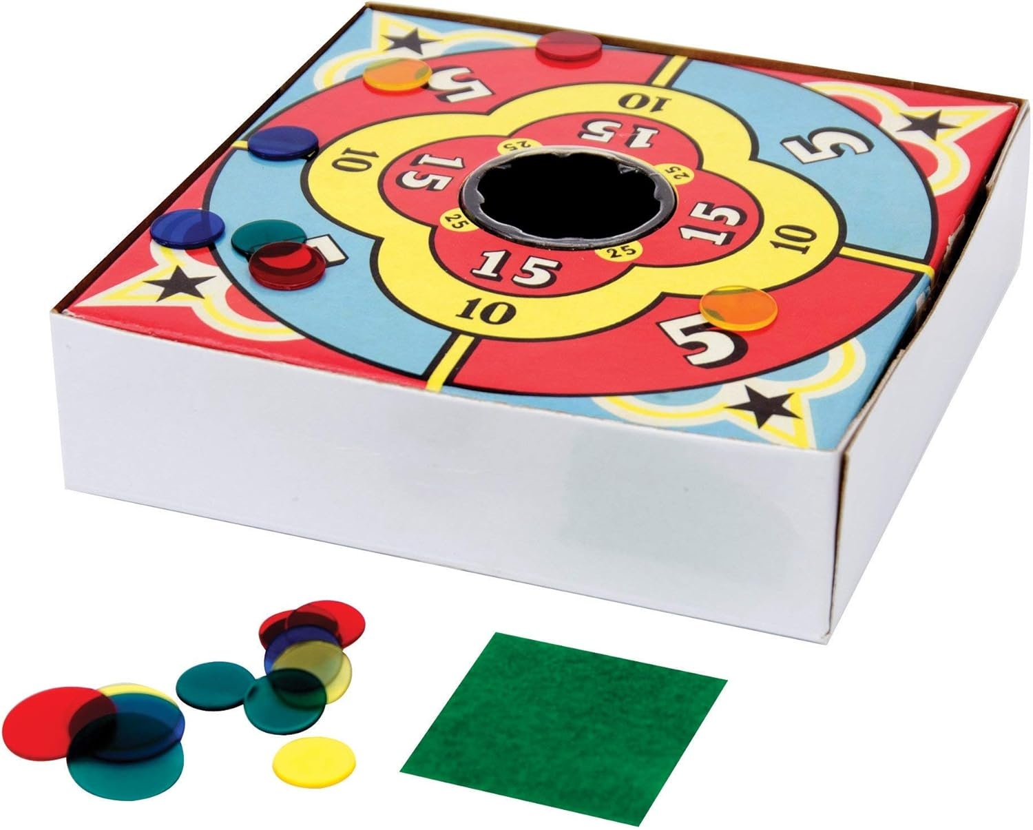 image:imageSchylling Tiddledy Winks Classic Game for the Whole Family Includes Game Board Cup and Winks Ages 3 and Up