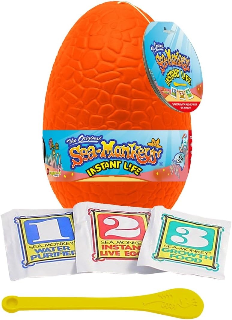 image:imageSeaMonkeys Egg Instant Life Worlds Only Instant Pets Assorted Colors Ages 6 Pack of 1