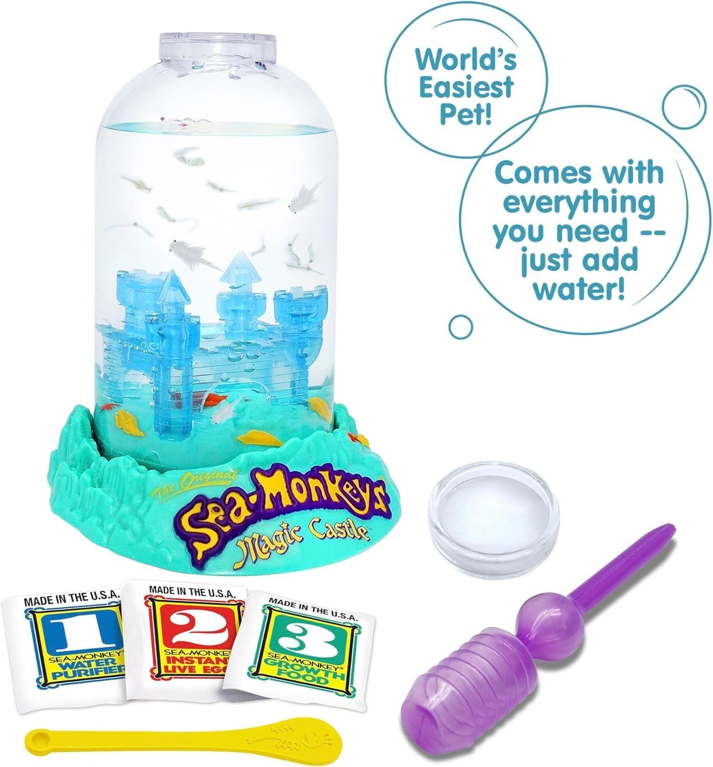 image:imageSeaMonkeys Magic Castle Worlds Only Instant Pets Ages 6 Pack of 1