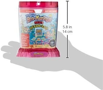 image:imageSeaMonkeys Ocean Zoo Neon Worlds Only Instant Pets Assorted Colors Ages 6 Pack of 1Small Pack of 6