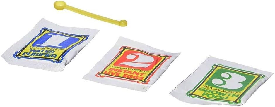 image:imageSeaMonkeys Ocean Zoo Neon Worlds Only Instant Pets Assorted Colors Ages 6 Pack of 1Small Pack of 6