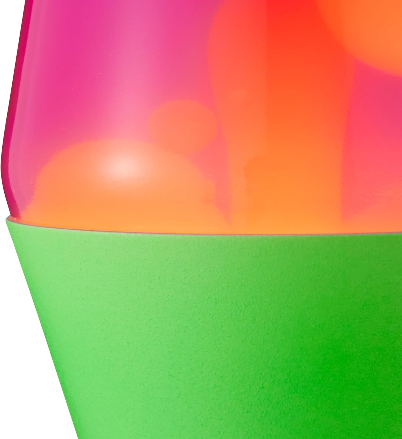 image:imageThe Original Lava Lamp 145 Grinning Globs Classic Liquid Motion Lamp Yellow Lava and Orange Liquid Item 2094 Amazon ExclusiveGreen