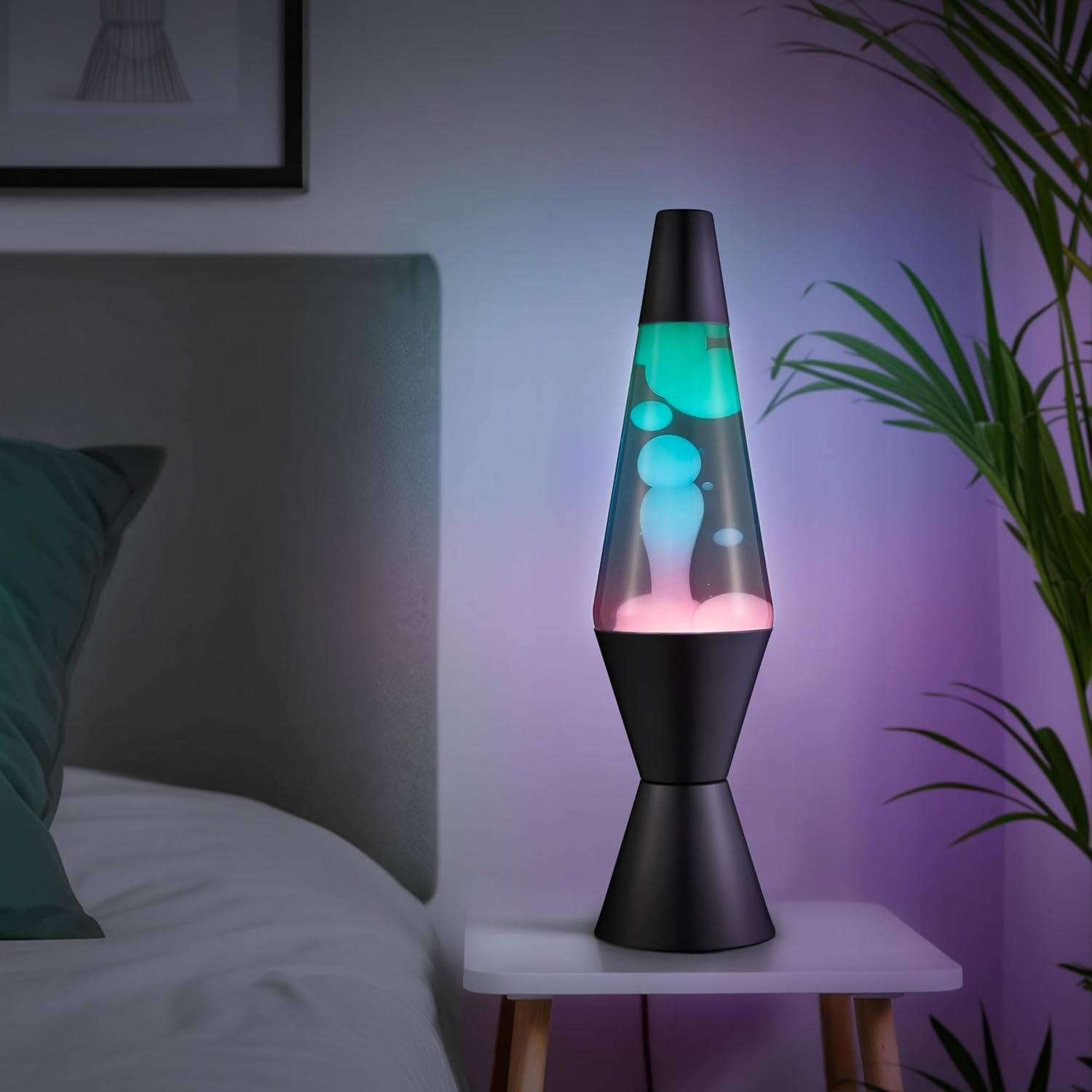 image:imageThe Original Lava Lamp 145 Grinning Globs Classic Liquid Motion Lamp Yellow Lava and Orange Liquid Item 2094 Amazon ExclusiveMulticolor
