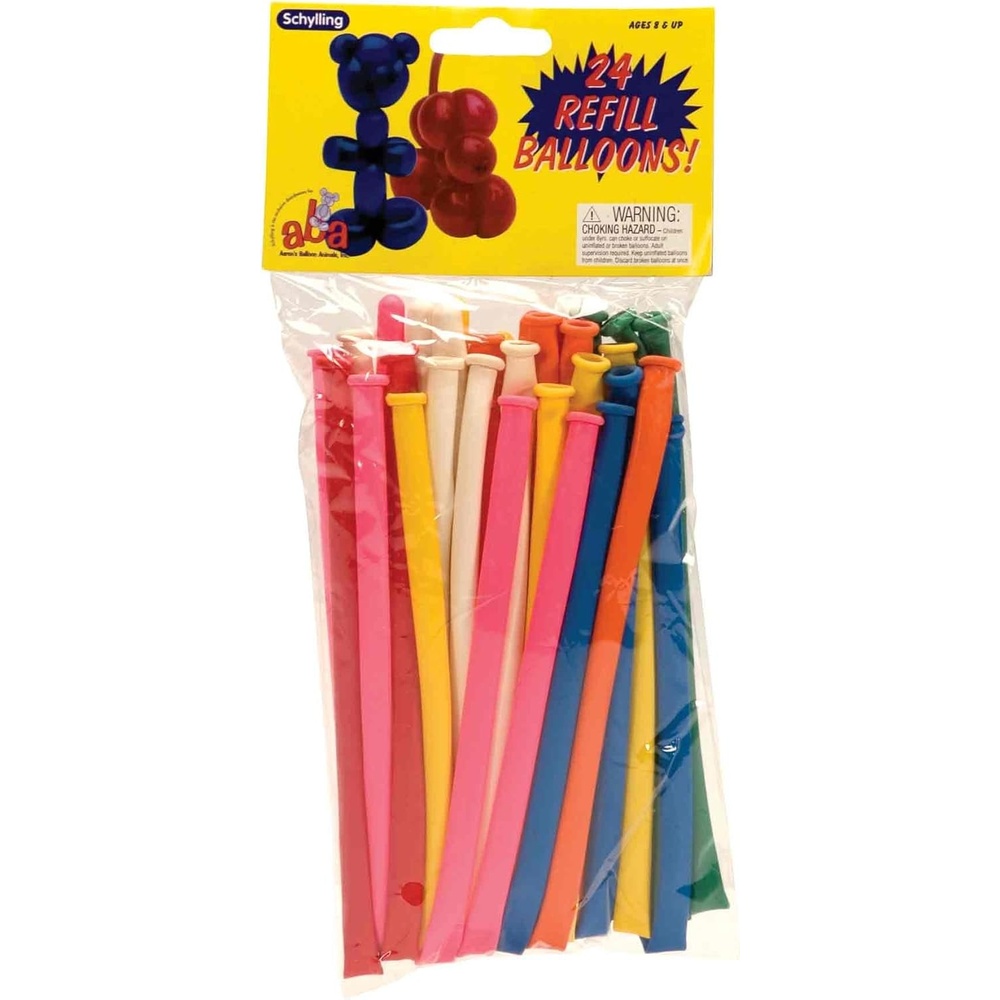 image:imageAnimal Balloon Refill 24 Count