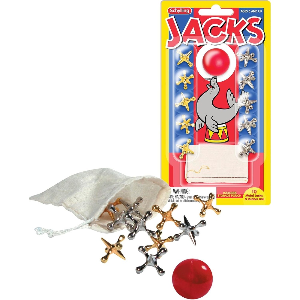 image:imageMetal Jacks and Rubber Ball Set