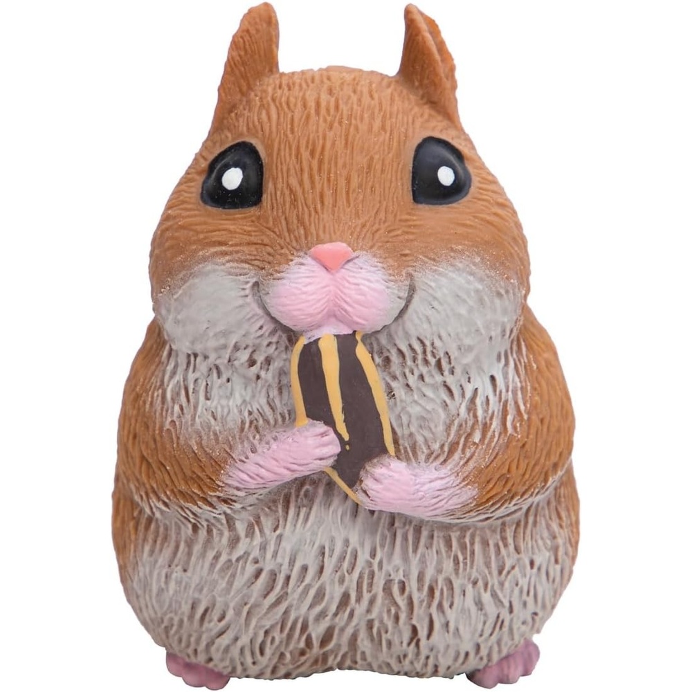 image:imageSchylling Chonky Cheeks Hamster Squishy Squeeze Toy Color May Vary Age 3 Pack of 1