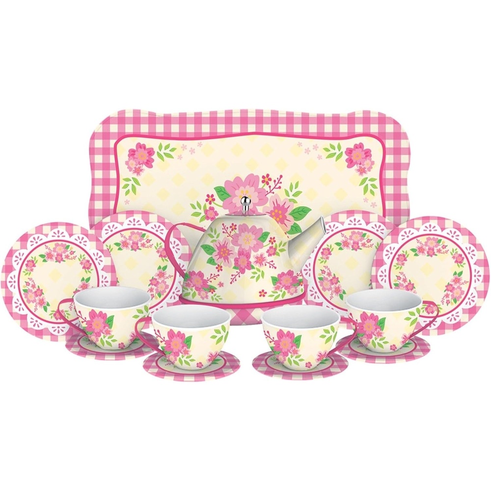 image:imageSchylling Fancy Tin Tea Set Red