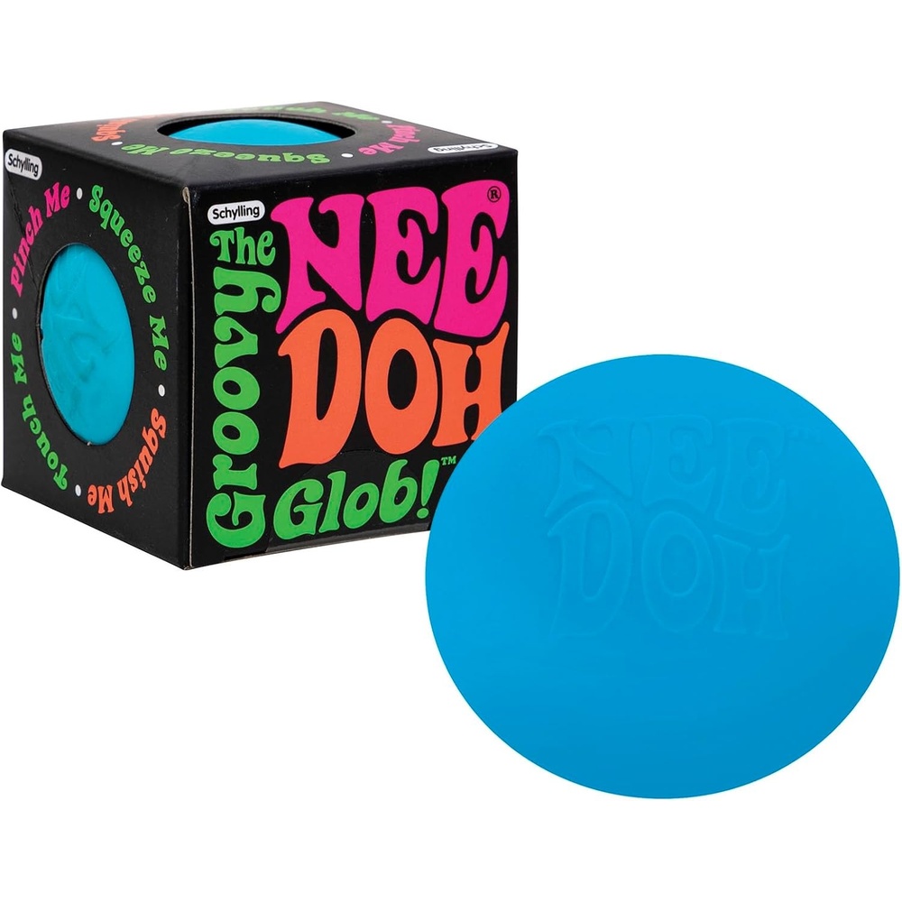 image:imageSchylling NeeDoh Original Sensory Fidget Toy Assorted Colors Ages 3 to Adult 1 Count Pack of 1Blue
