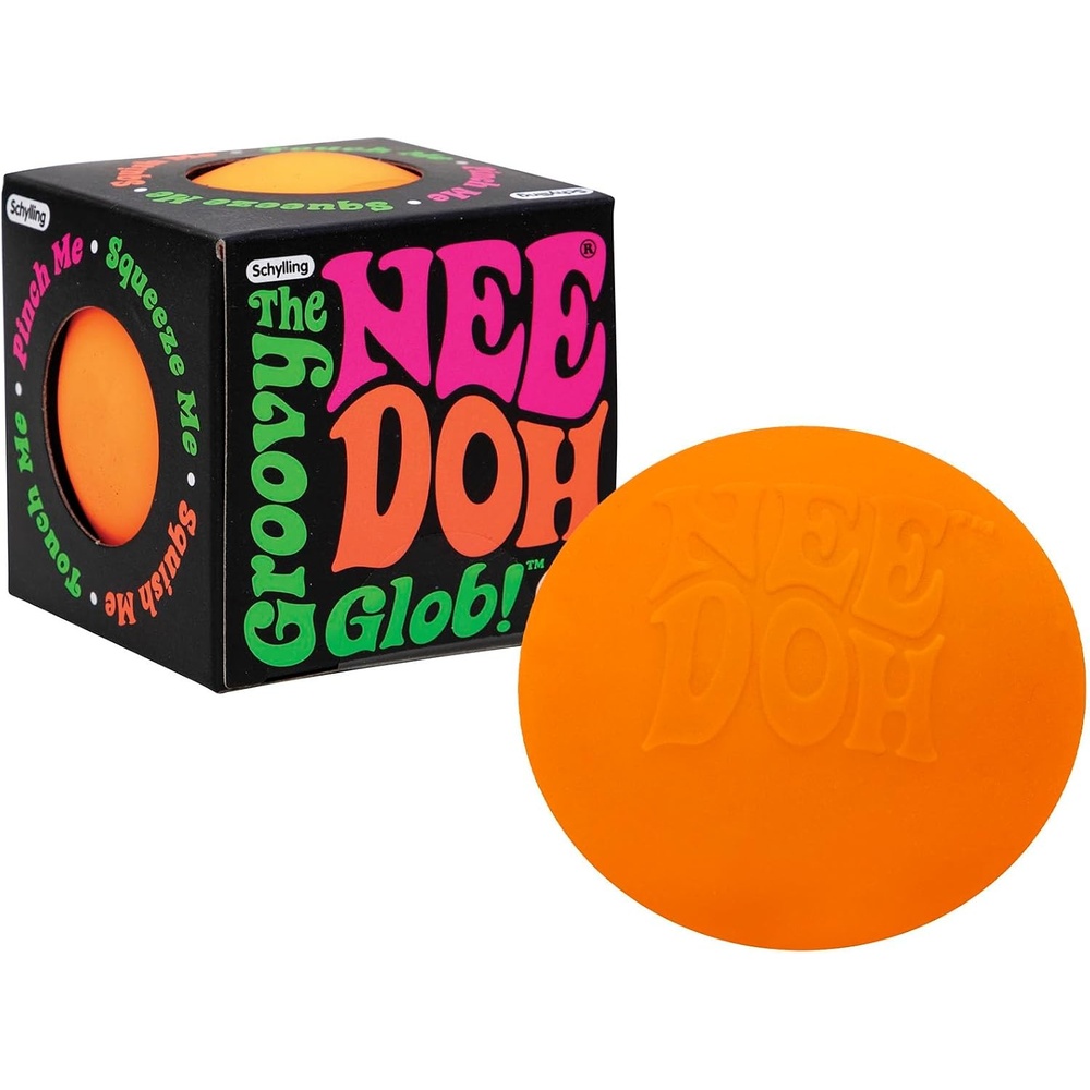 image:imageSchylling NeeDoh Original Sensory Fidget Toy Assorted Colors Ages 3 to Adult 1 Count Pack of 1Orange