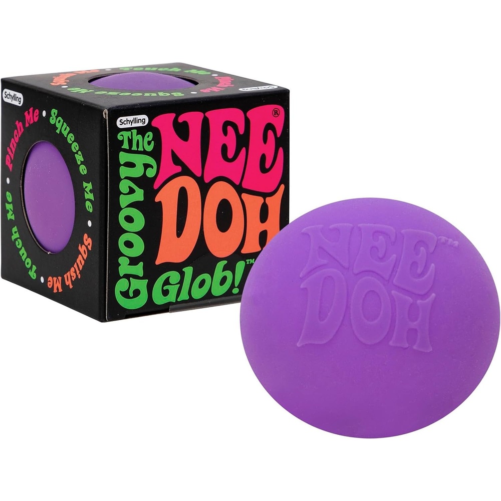 image:imageSchylling NeeDoh Original Sensory Fidget Toy Assorted Colors Ages 3 to Adult 1 Count Pack of 1Purple