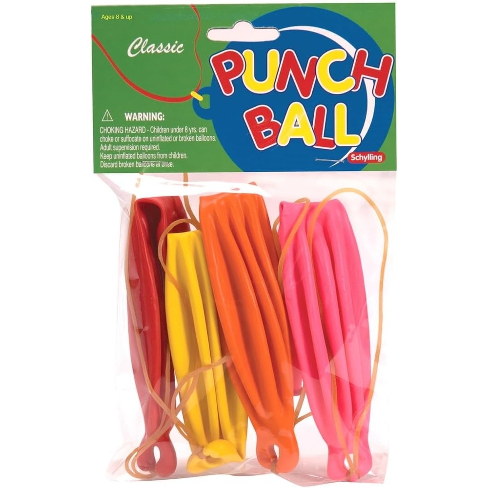 image:imageSchylling Punch Balloons Includes 4 Balloons Color May Vary Pack of 1