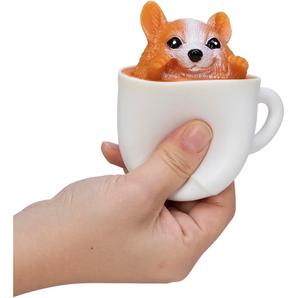 image:imageSchylling Pup in a Cup Squeeze to Reveal Adorable CaffeineThemed Companions Style May Vary Pack of 1